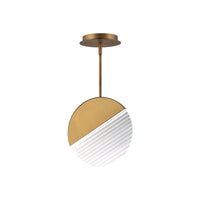 Crescent 10" LED Pendant