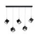 Ice Cube 5-Light Linear LED Multi Pendant