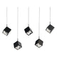 Ice Cube 5-Light Linear LED Multi Pendant