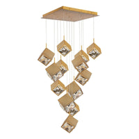 Ice Cube 13-Light Square LED Multi Pendant