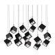 Ice Cube 14-Light Linear LED Multi Pendant
