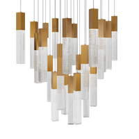 Cinema 25-Light Square Multi Pendant