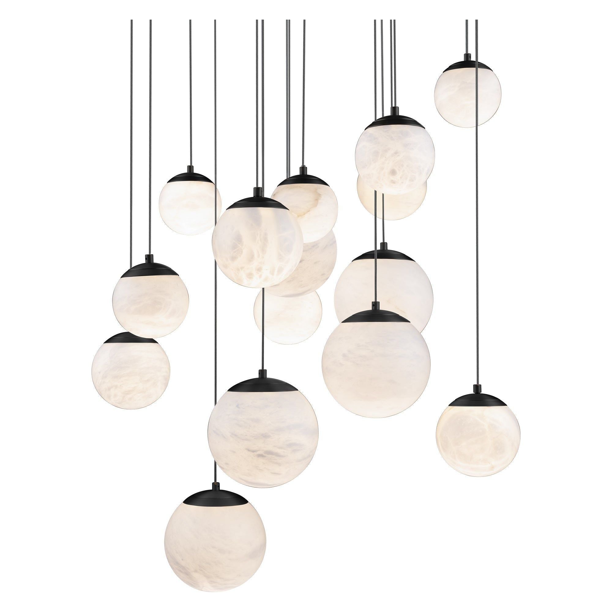 Pisces 15-Light 23" LED Round Multi Pendant