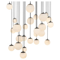 Pisces 25-Light 28" LED Square Multi Pendant
