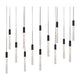 Magic 14-Light 40" LED Linear Multi Pendant