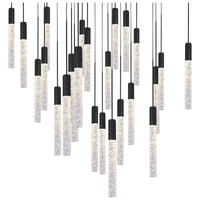 Magic 25-Light 28" LED Square Multi Pendant