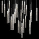 Magic 25-Light 28" LED Square Multi Pendant