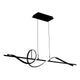 Corkscrew 44" LED Linear Pendant