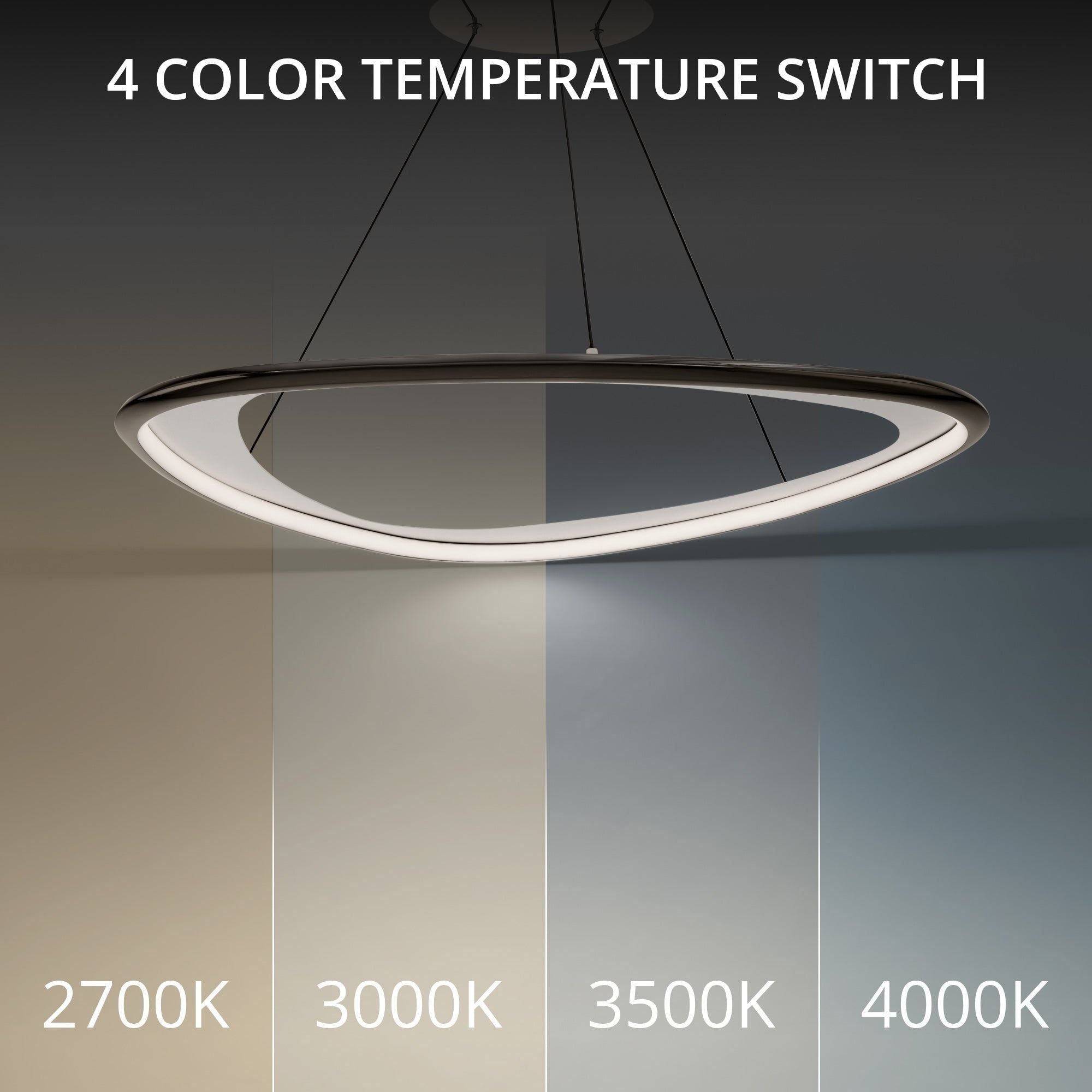 Oyster 33" LED Pendant