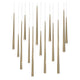 Cascade 14-Light 40" LED Linear Multi Pendant
