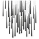 Cascade 41-Light 36" LED Square Multi Pendant