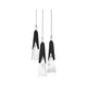 Kilt 3-Light 12" LED Round Multi Pendant