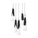 Kilt 5-Light 17" LED Round Multi Pendant