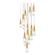 Kilt 15-Light 23" LED Round Multi Pendant