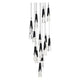 Kilt 15-Light 23" LED Round Multi Pendant