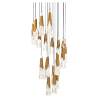 Kilt 21-Light 26" LED Round Multi Pendant