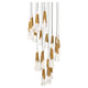 Kilt 21-Light 26" LED Round Multi Pendant