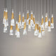 Kilt 23-Light 54" LED Linear Multi Pendant