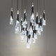 Kilt 25-Light 28" LED Square Multi Pendant