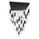 Kilt 41-Light 36" LED Square Multi Pendant