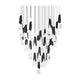 Kilt 41-Light 36" LED Square Multi Pendant