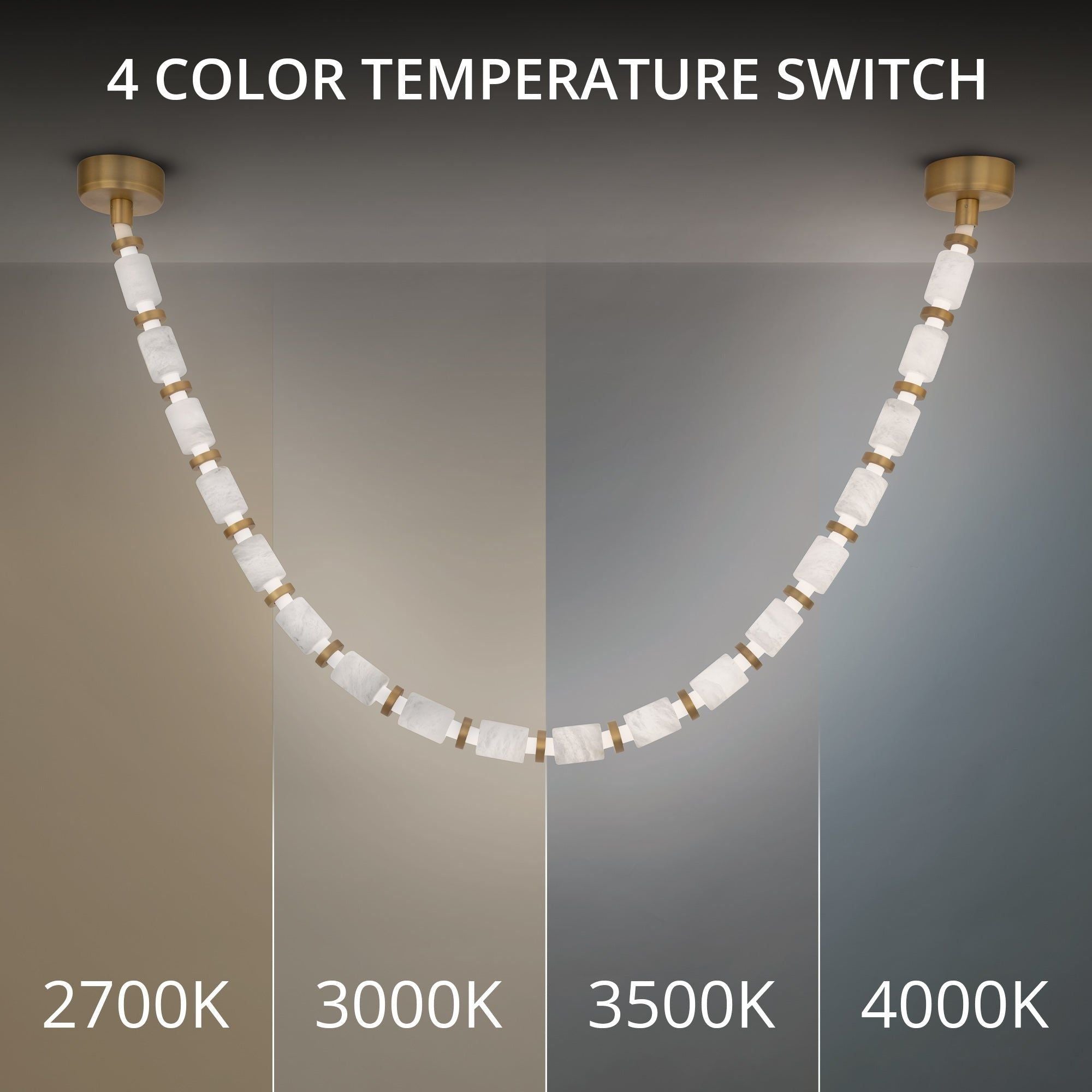 Entice 240" LED Chain Link Pendant