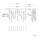 Chaos 54" LED Linear Pendant