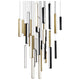Chaos 41-Light 36" LED Square Multi Pendant