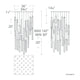 Chaos 41-Light 36" LED Square Multi Pendant