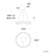 Swerve 26" LED Chandelier