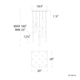 Minx 13-Light 20" LED Square Multi Pendant