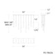 Minx 23-Light 54" LED Linear Multi Pendant