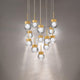 Double Bubble 13-Light 20.8" LED Square Multi Pendant
