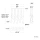 Double Bubble 14-Light 41.8" LED Linear Multi Pendant