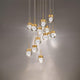 Double Bubble 15-Light 23" LED Round Multi Pendant