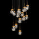 Double Bubble 15-Light 23" LED Round Multi Pendant