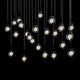 Double Bubble 23-Light 54" LED Linear Multi Pendant