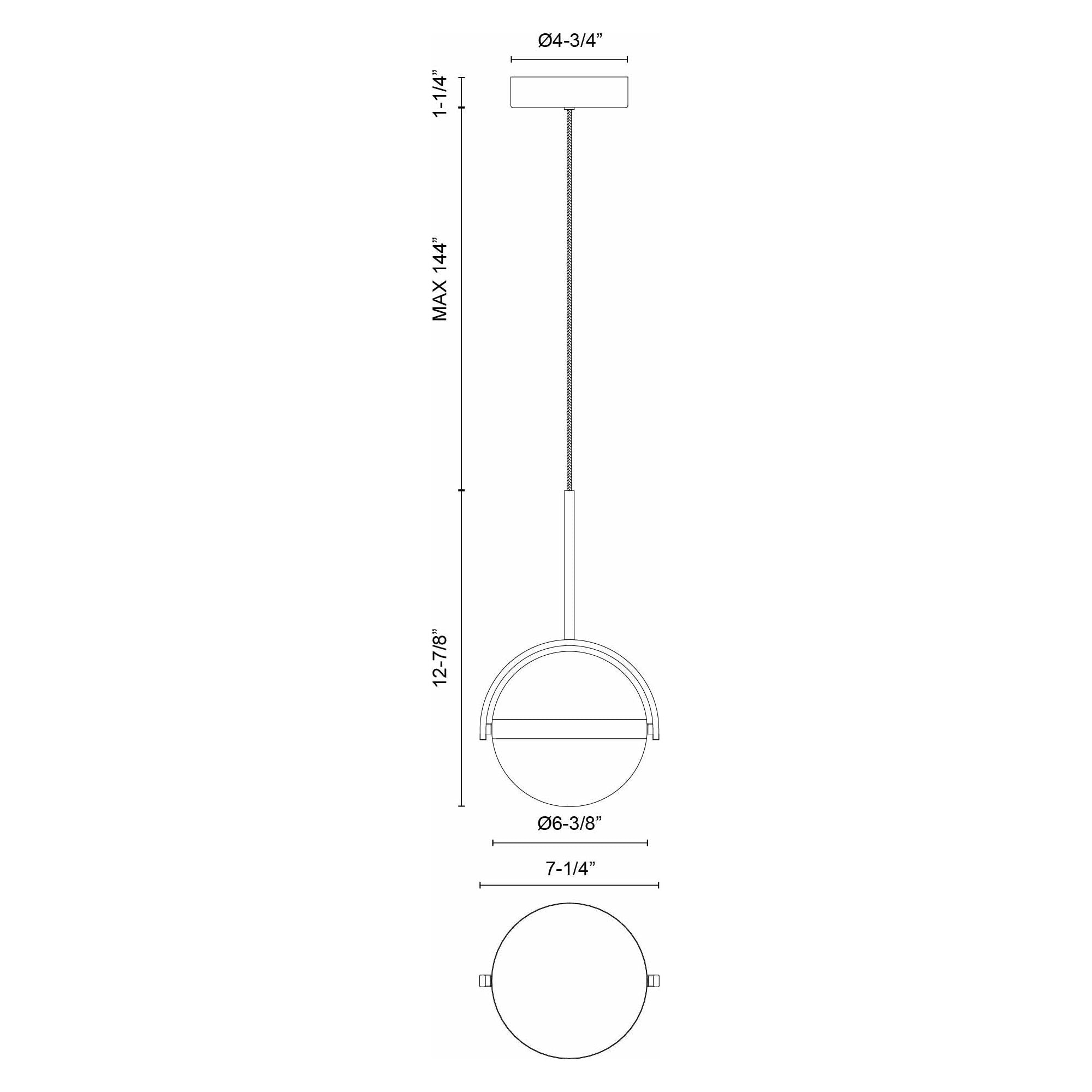 Globo LED Pendant