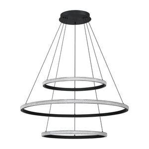 Kendal Lighting - Prado Tri-Tier LED Pendant - Lights Canada