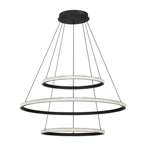 Kendal Lighting - Prado Tri-Tier LED Pendant - Lights Canada