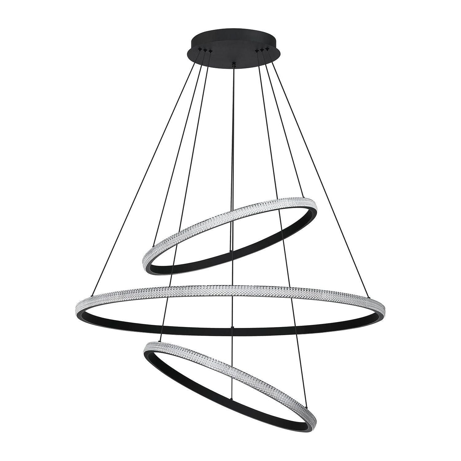 Kendal Lighting - Prado Tri-Tier LED Pendant - Lights Canada