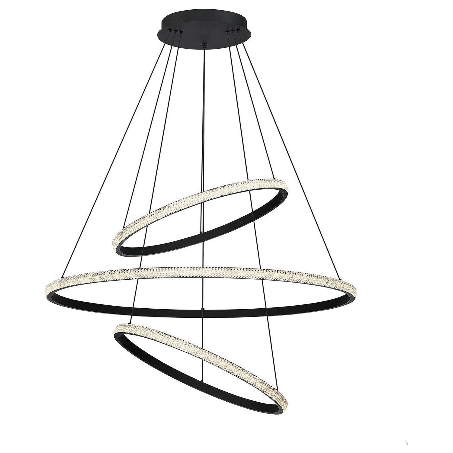 Kendal Lighting - Prado Tri-Tier LED Pendant - Lights Canada