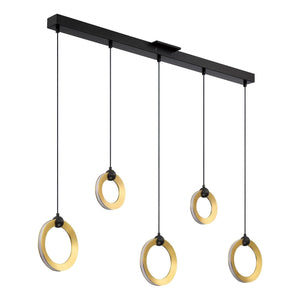 Kendal Lighting - Circols 5-Light LED Bar Pendant - Lights Canada