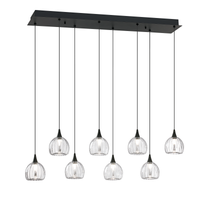 Oriana 8-Light LED Rectangular Pan (Glass Style "A")