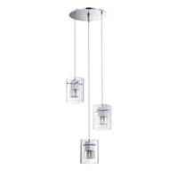 Metro 3-Light Pendant Pan