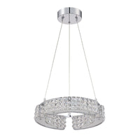 Carina 6 Light 16" Optic Crystal Pendant