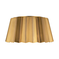 Plisse 14" 2-Light Flush Mount