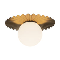 Plume 12" 1-Light Flush Mount