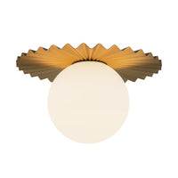 Plume 14" 1-Light Flush Mount