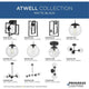 Atwell 1-Light Close-to-Ceiling